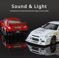 1:24 Diecast Nissan Skyline GTR-R34 S15 Model Car