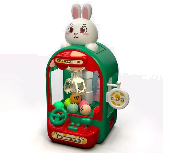 Kids Battery Operated Bunny Claw Machine 
