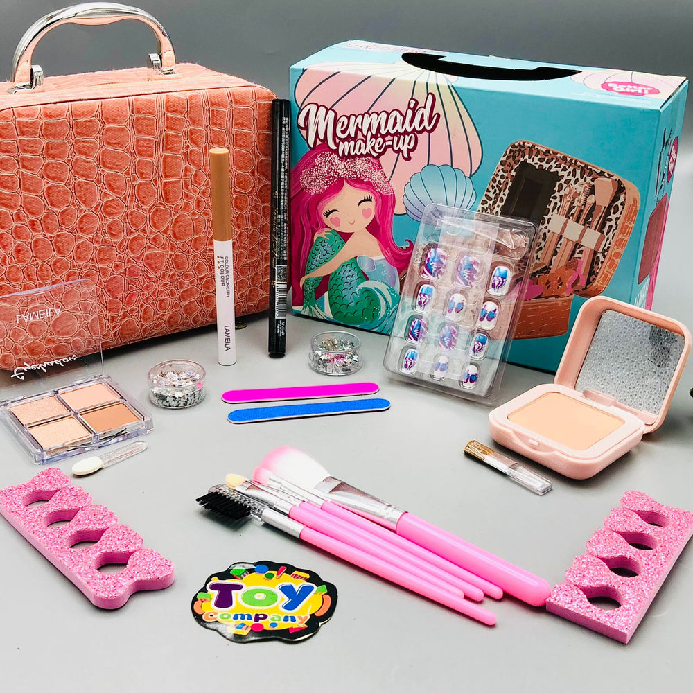 Girls Realistic Mermaid Make-up Set-19Pcs