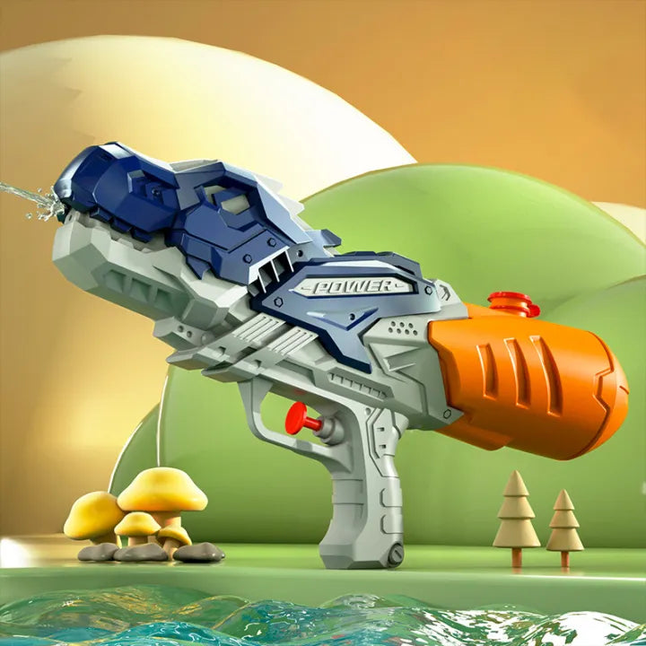 13* Inches Manual Dinosaur Themed Water Gun
