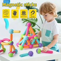 42Pcs Magnetic Puzzle Sticks Set