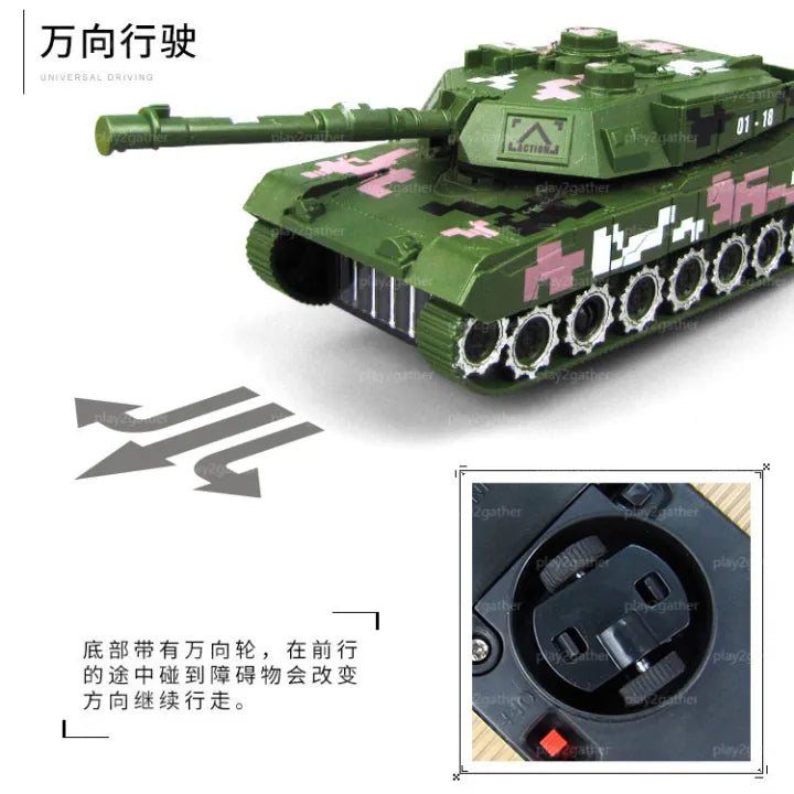 Electric Military tank With Light & Sound