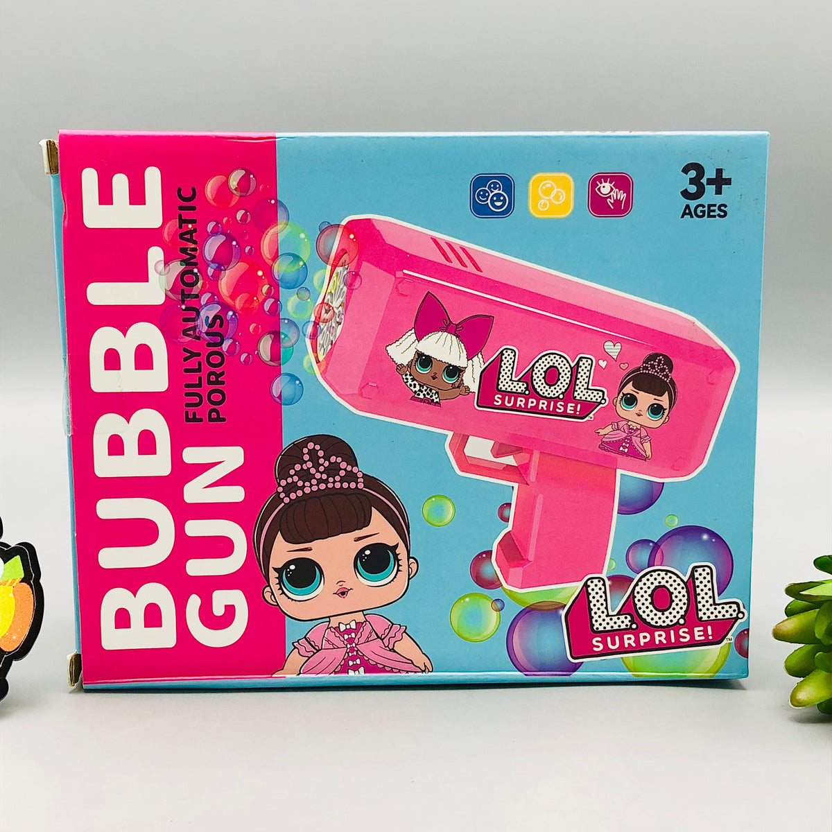 L.O.L Surprise Battery Operated Colorful Bubble Gun