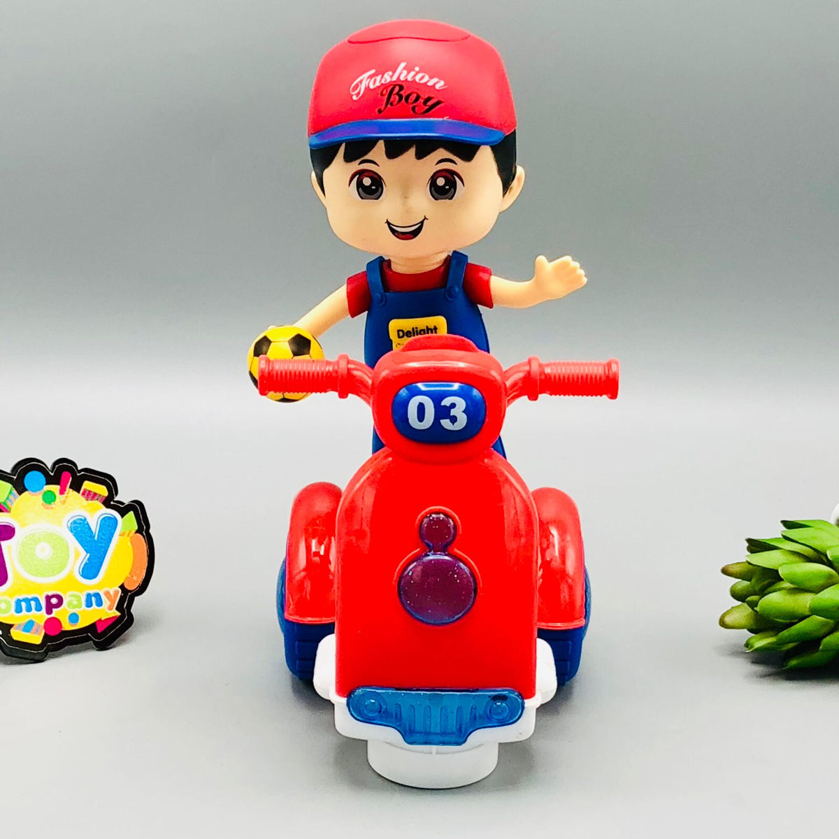 Light & Sound Little Boy Motorcycle Toy