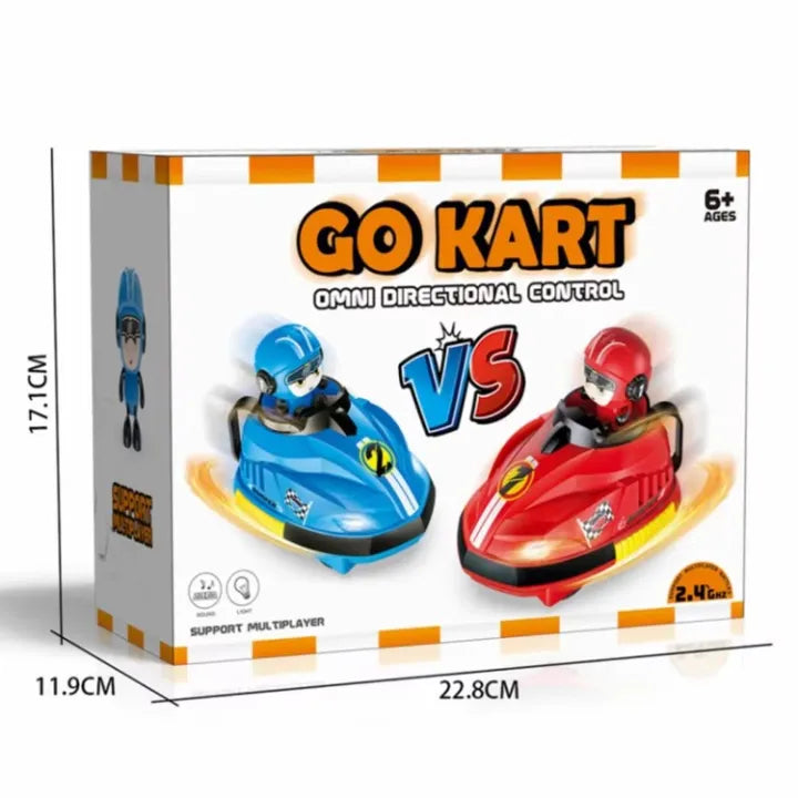 2Pcs 2.4G RC Racing Bumper Cars