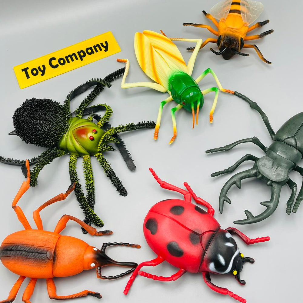 6 in 1 Insects PVC Toy - Large