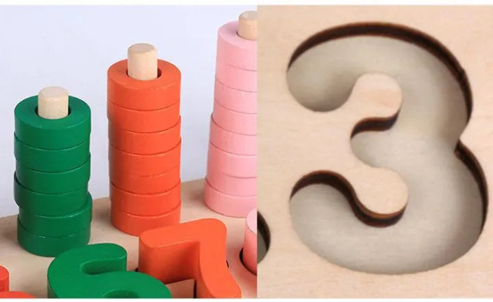 3in1 Wooden Logarithmic Learning Board