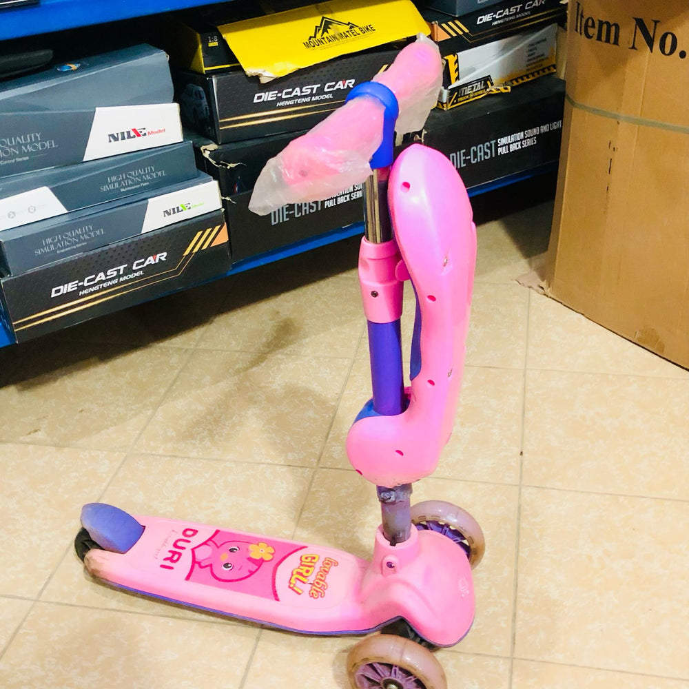 2in1 Height Adjustable Kids Scooter Purple - Minor Fault