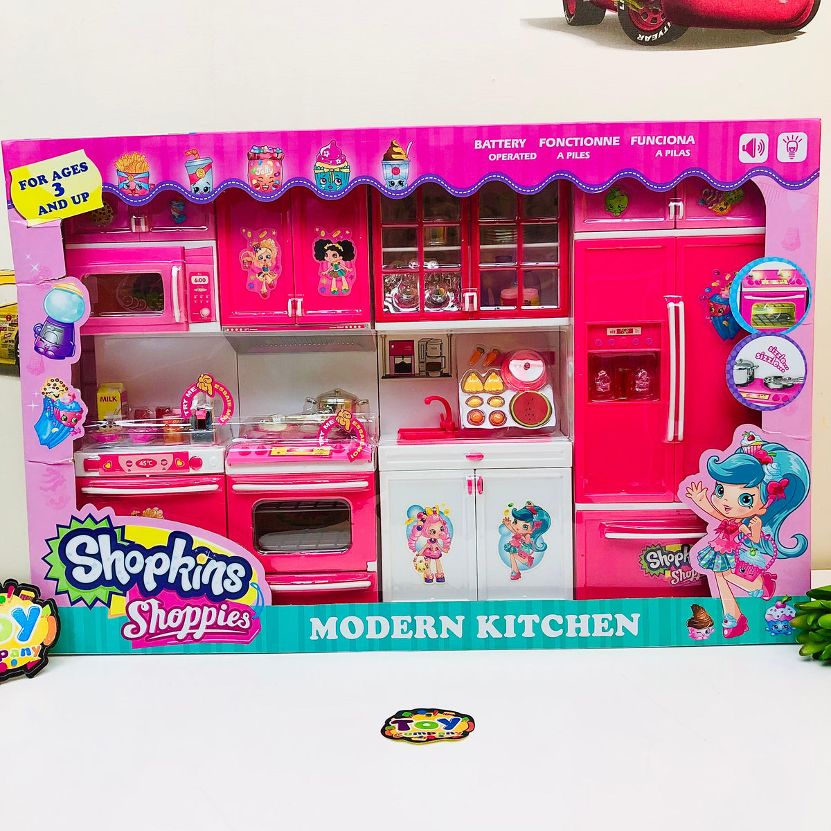 Battery Operated Modern Kitchen Play Set