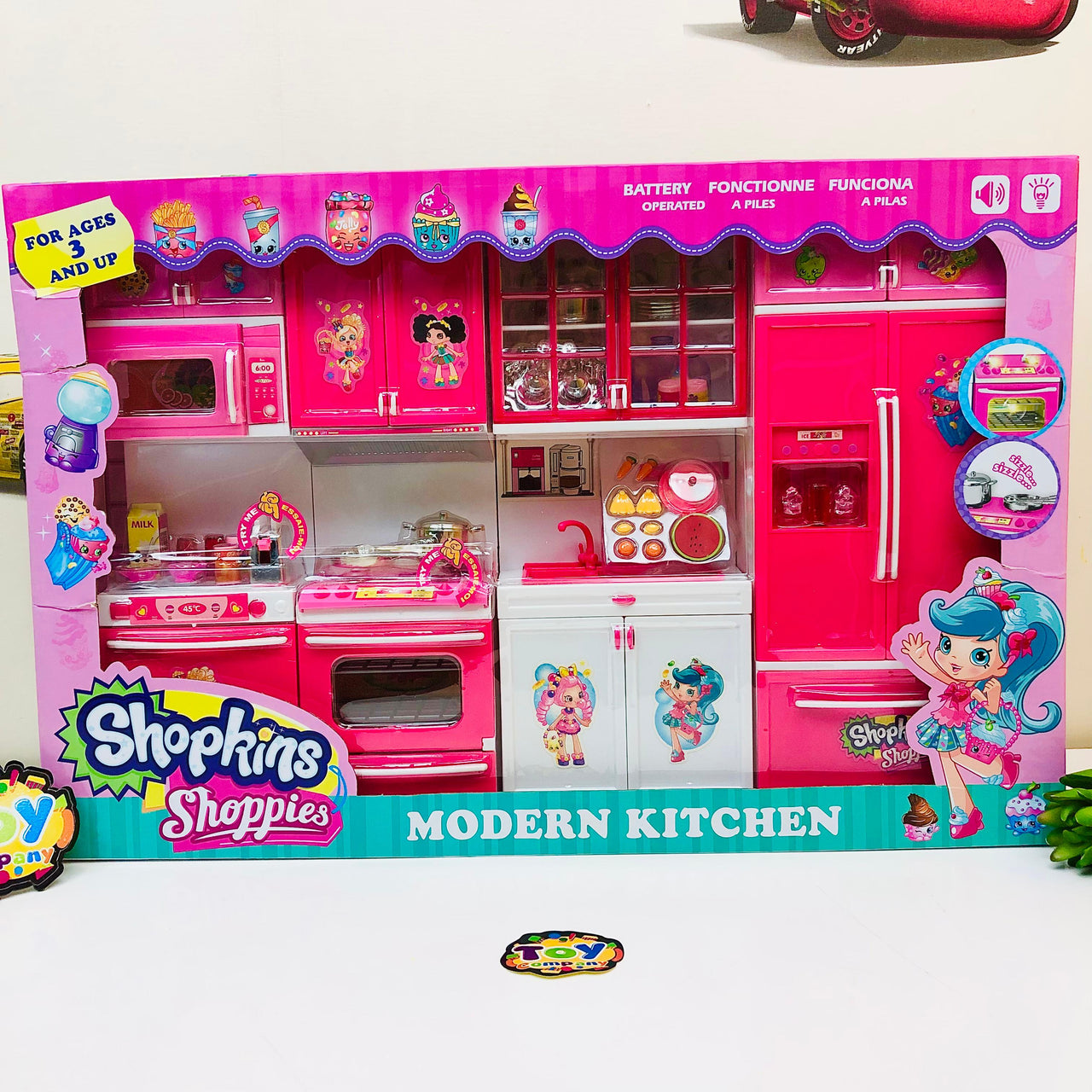 Battery Operated Modern Kitchen Play Set