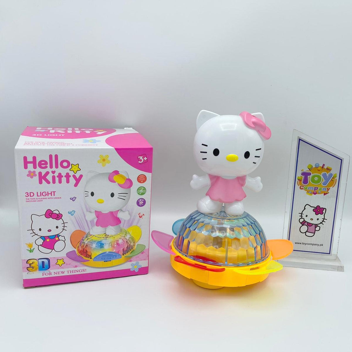 Hello Kitty - 3D Lights & Rotation