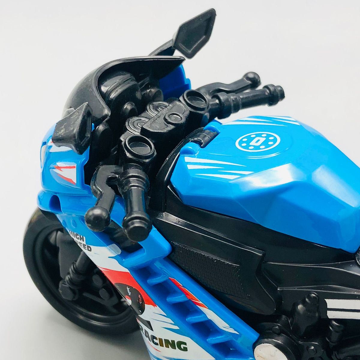 1Pcs ABS Inertial Power Mini Racing Bike