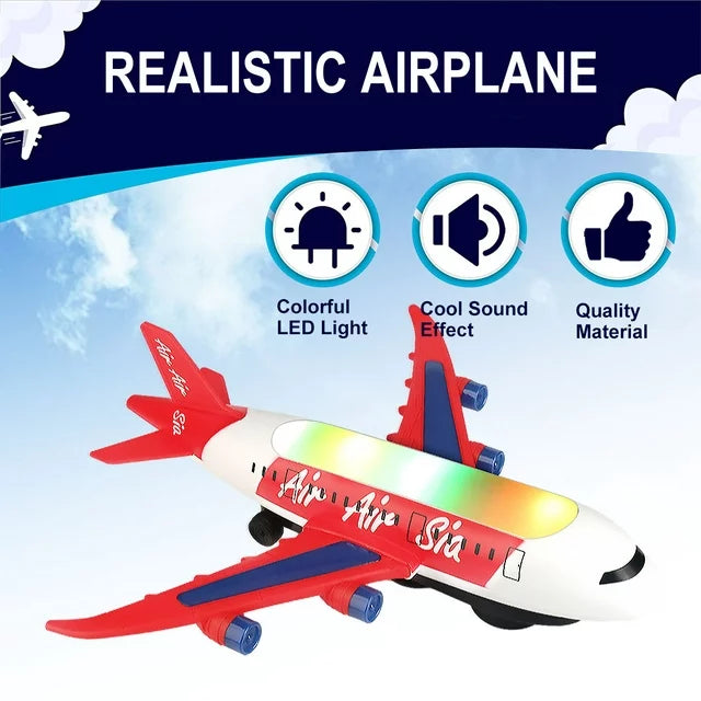 Battery Operated Airliner Toy With Light & Sound