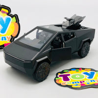 Mini Diecast Tesla Pickup Truck With Bike - 1Pc