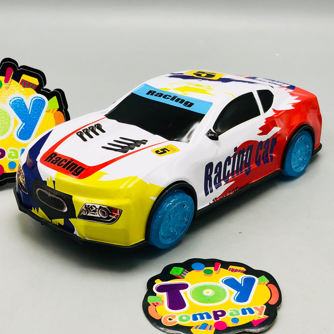Diecast Electric Racing Car With Light & Music - 1Pc