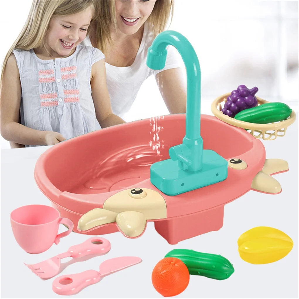 Battery Operated Little Cow Dish Washer
