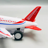 Friction Power Passenger Plane With Light & Sound - 1Pc