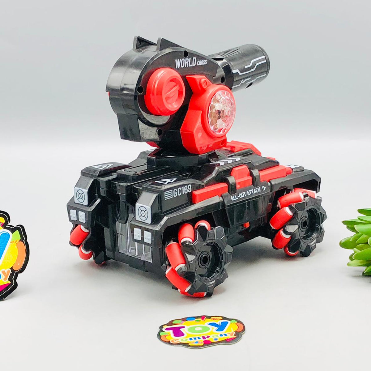 2.4G RC 4x4 Armored Tank With Smoke