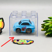 1Pc Diecast Mini Blue Car - Minor Fault