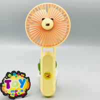 Multi-functional Mini Handheld & Desktop Fan With Light