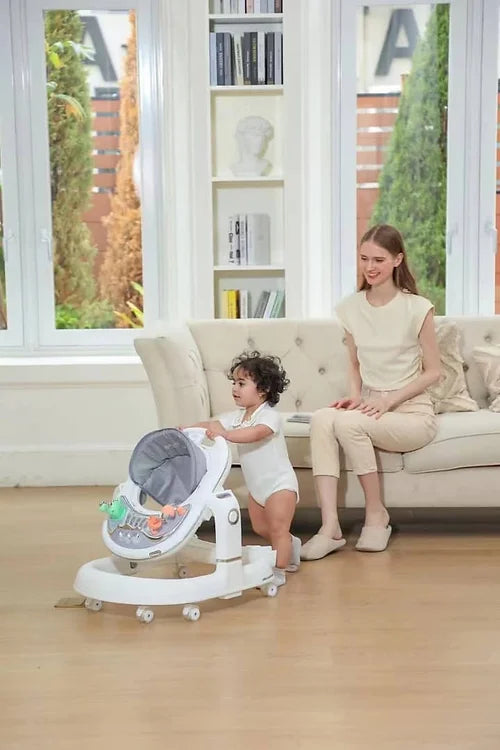 4in1 Multi-functional Baby Musical Walker - White