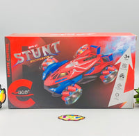 Remote & Watch Controlled Spiderman Stunt Spray Car