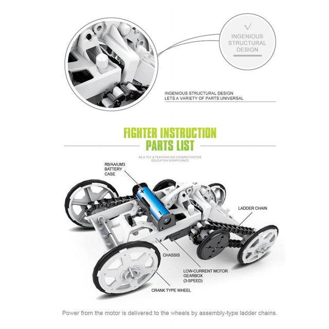 DIY Battery Operated 4WD Climber