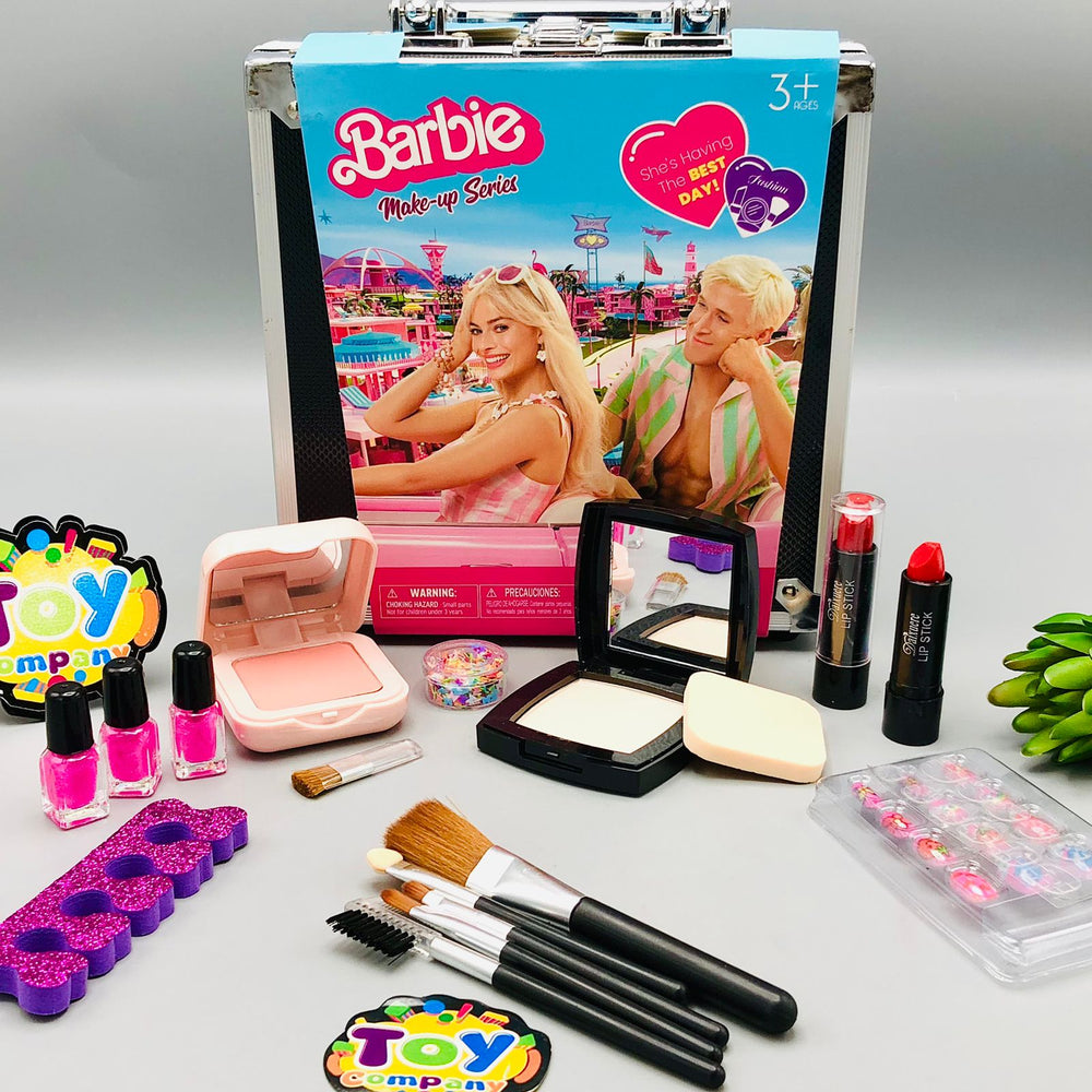 15Pcs Barbie Cosmetic Suitcase