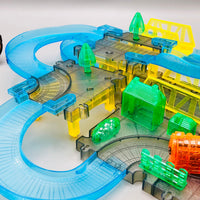 36Pcs DIY Fun Flash Train Track Set