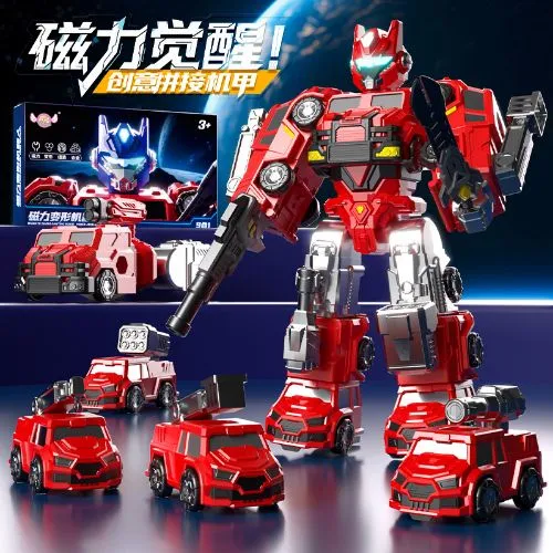 9in1 Magnetic Manually Transformer Robot Toy