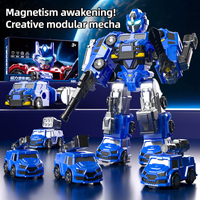 9in1 Magnetic Manually Transformer Robot Toy