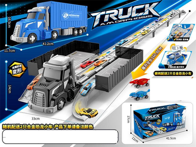 A-Morphosis Container Truck Track Set - 2Pcs Dino Cars