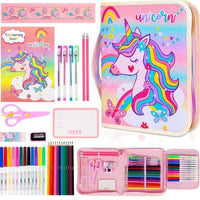36Pcs Unicorn Color Pencil Case