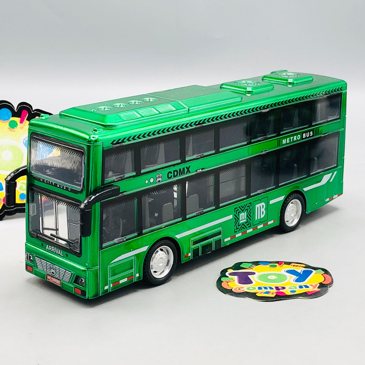 ABS Inertial Double-Decker Bus Model - 1Pc