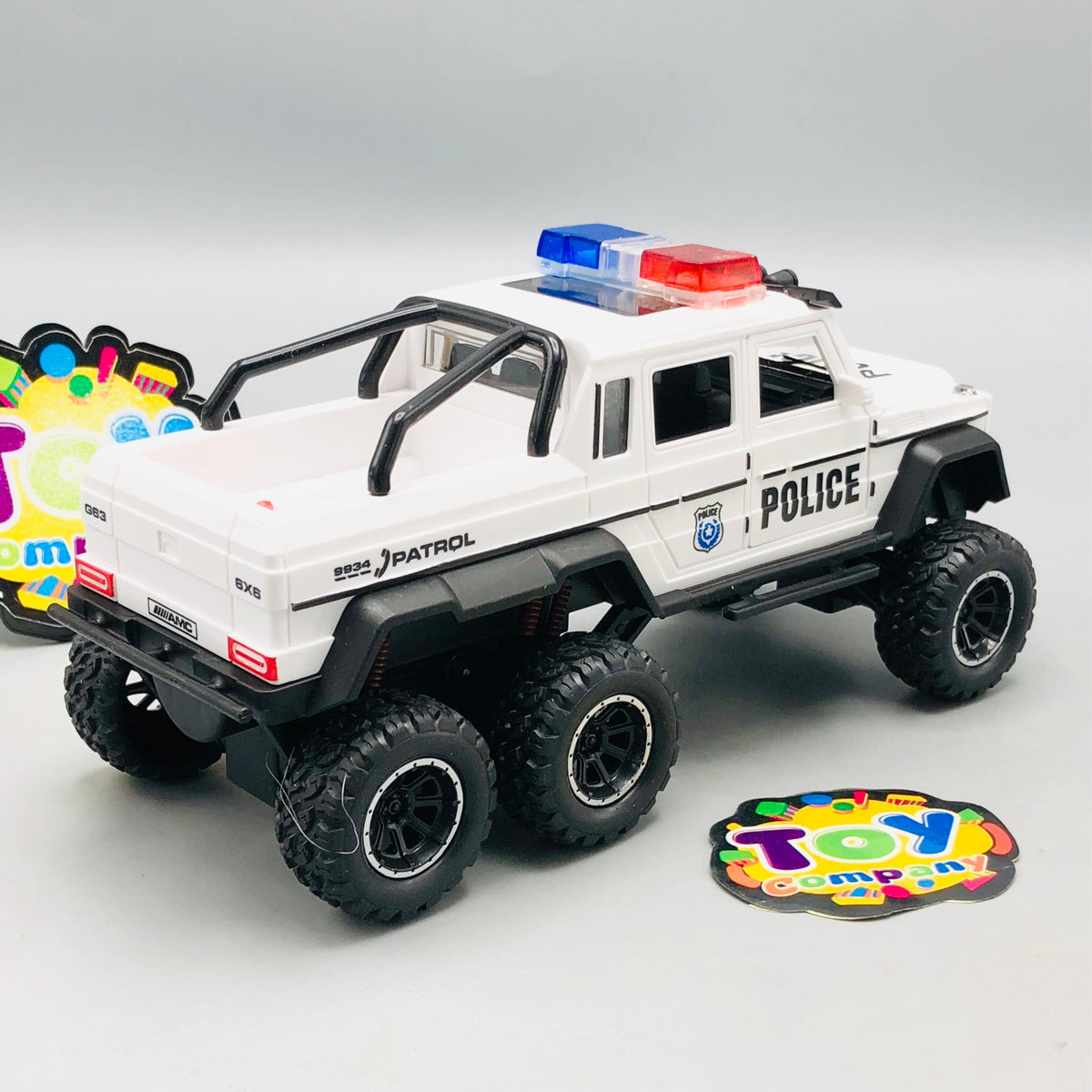 ABS Inertial AMG Police Truck With Smoke - 1Pc