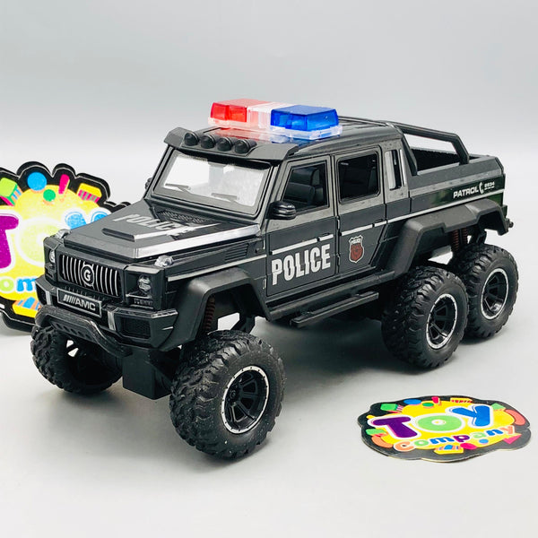 ABS Inertial AMG Police Truck With Smoke - 1Pc