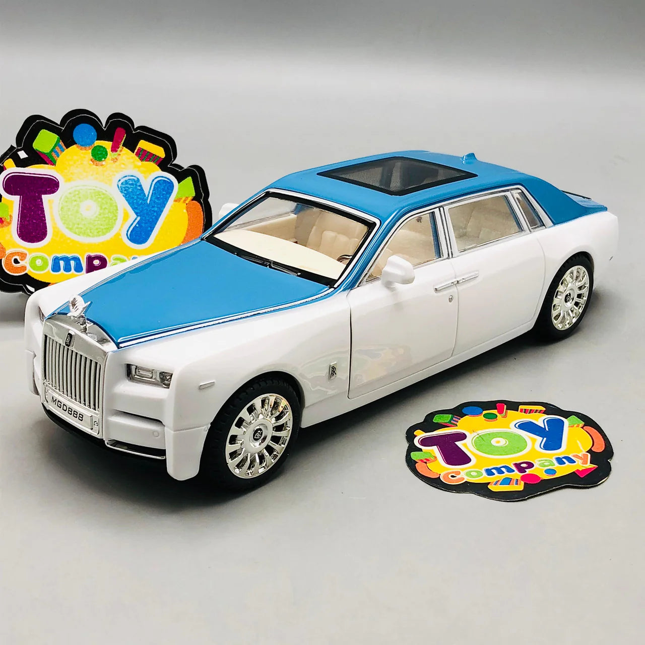 ABS Inertial Rolls Royce Phantom VIII Generation Model Car - 1Pc