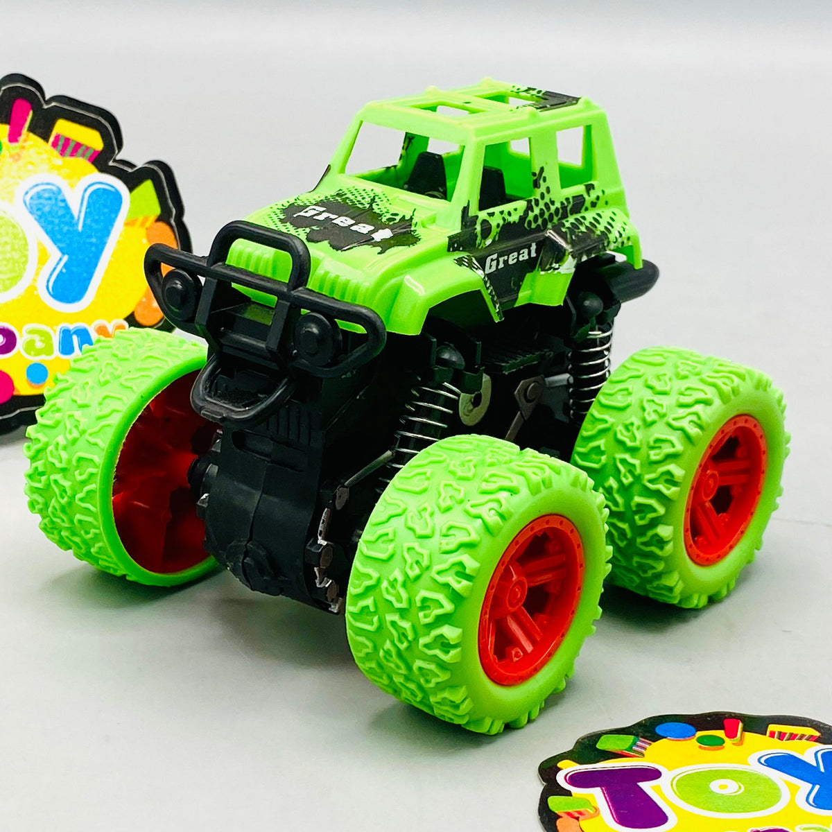 1Pc ABS Mini Inertial 4x4 Stunt Car