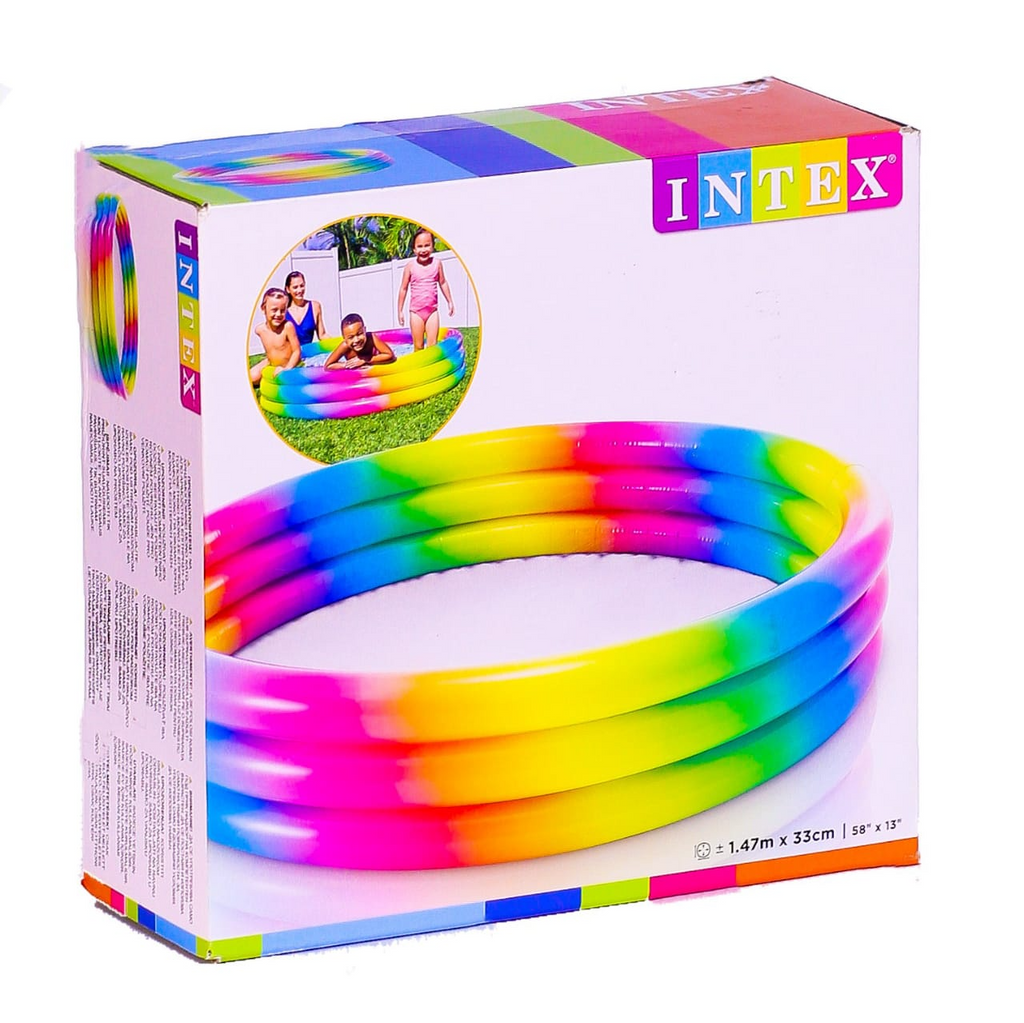INTEX Rainbow Ombre Pool (58" x 13")
