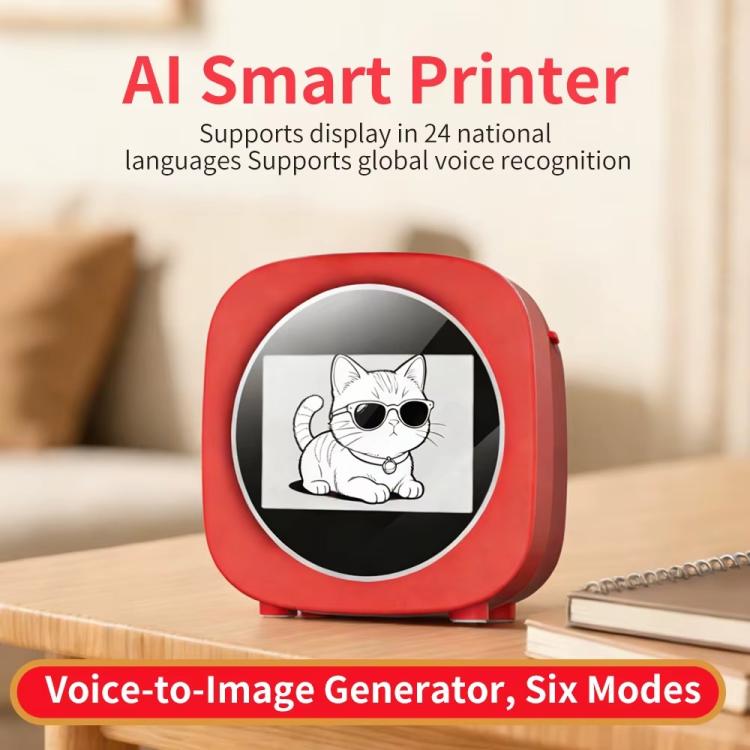 AI Voice-to-Image Smart Thermal Printer