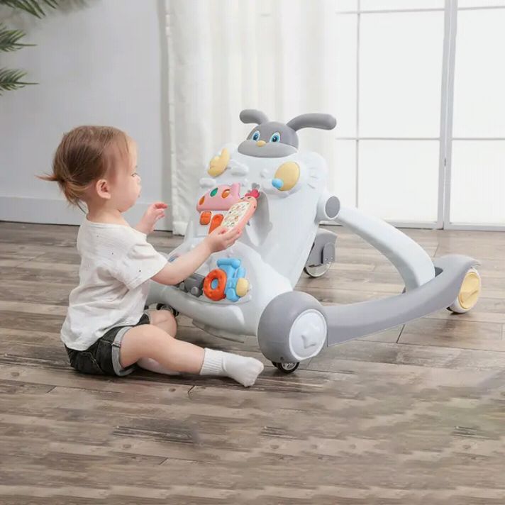 Multi-functional Baby Activity & Musical Walker - Gray