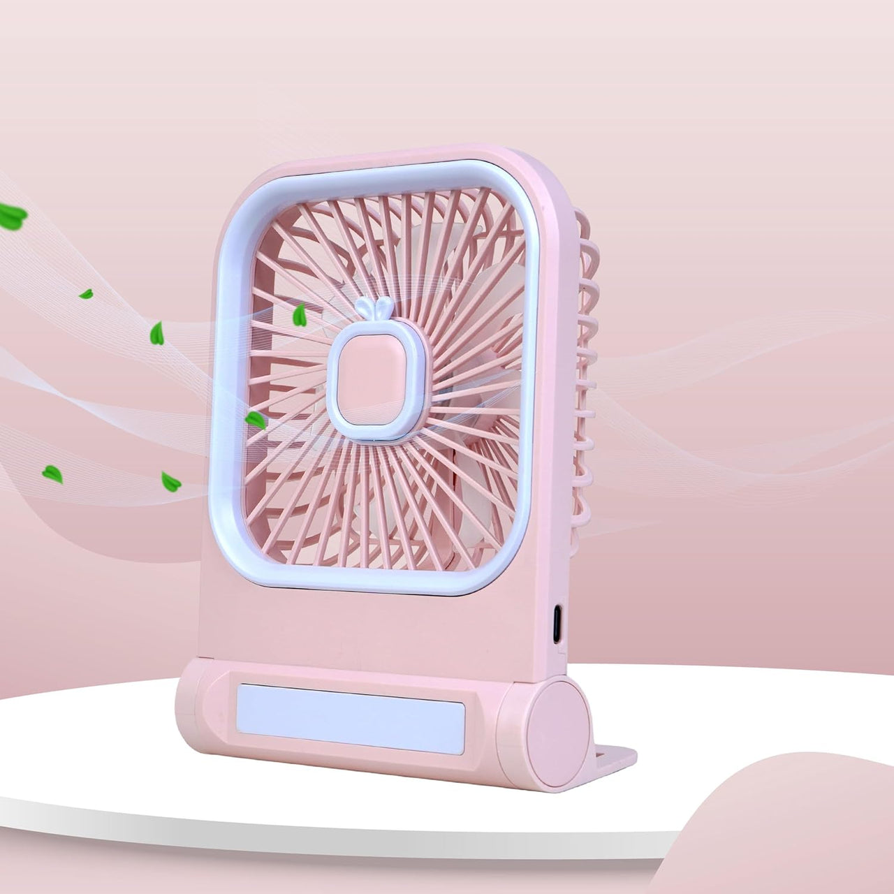 Rechargeable Adjustable Angle Mini Table Fan