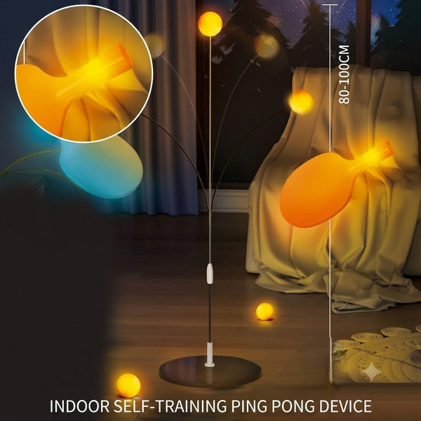 Adjustable Height Luminous Racket Table Tennis Game