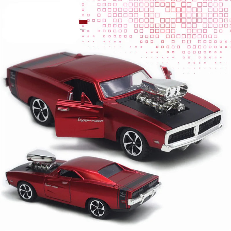 1:32 Diecast Pullback Super Racer Car Model - Assortment