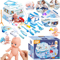 Ambulance Car With Doctor Set