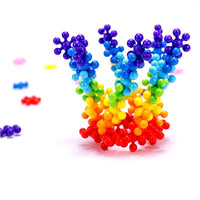 Colorful Flower Puzzle Blocks with Storage Box