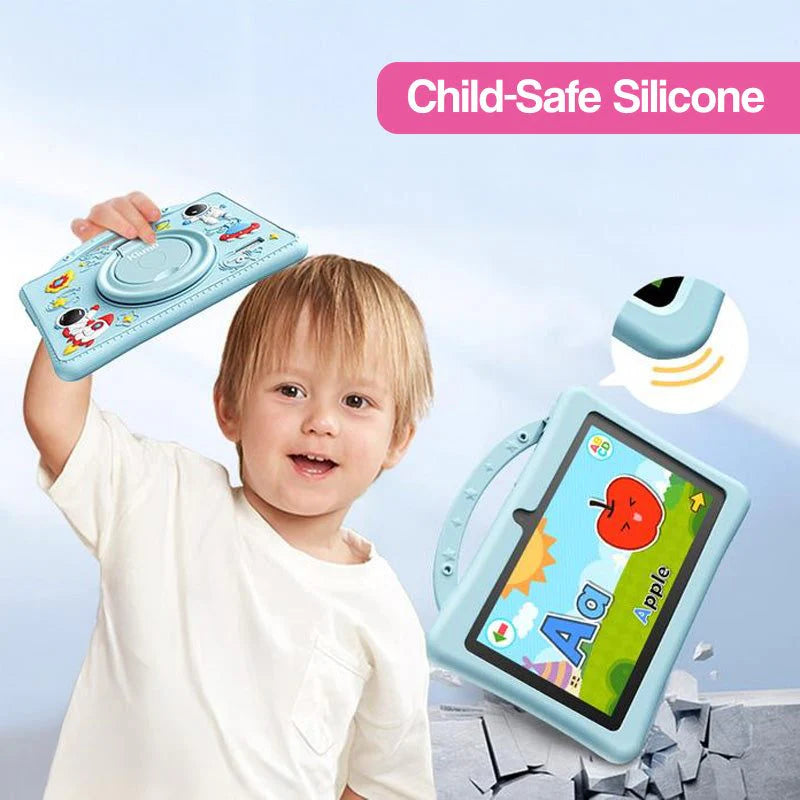 7 Inch Android Kids Learning Tablet - Blue