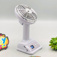 Adjustable Angle Digital Display Mini Desktop Fan