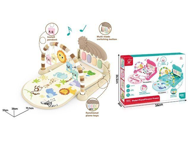 Animal Theme Baby Pedal Piano Play Gym