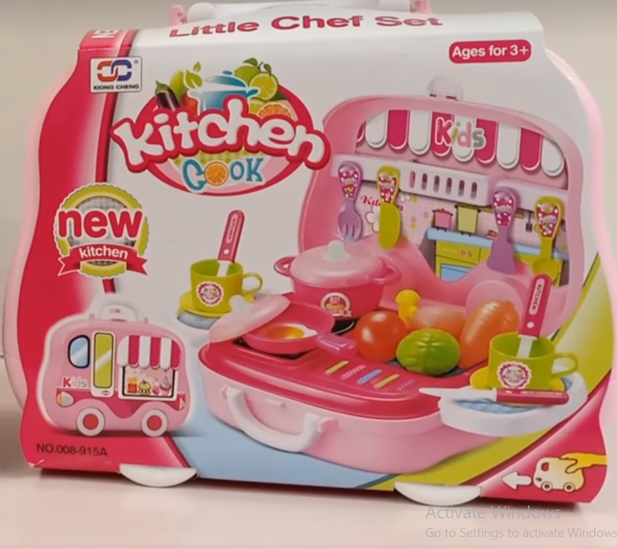 Kitchen Set - Push along Briefcase